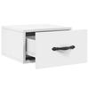Wall Mounted Nightstand White 35 x 35 x 20 cm