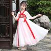 Qiz Hanfu qadimiy kostyum bolalar Xitoy uslubi kichkina qiz kiyimi Tang liboslari malika yubka milliy kostyum bolalar