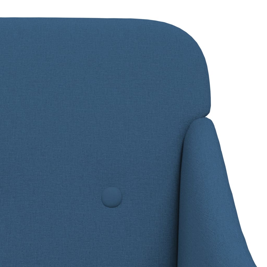 Armchair Blue 63x76x80 cm Fabric\