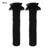Nylon Girl Gift Cosplay Costumes Accessories Maid Lolita Socks Lace Bow Socks Knee High Transparent