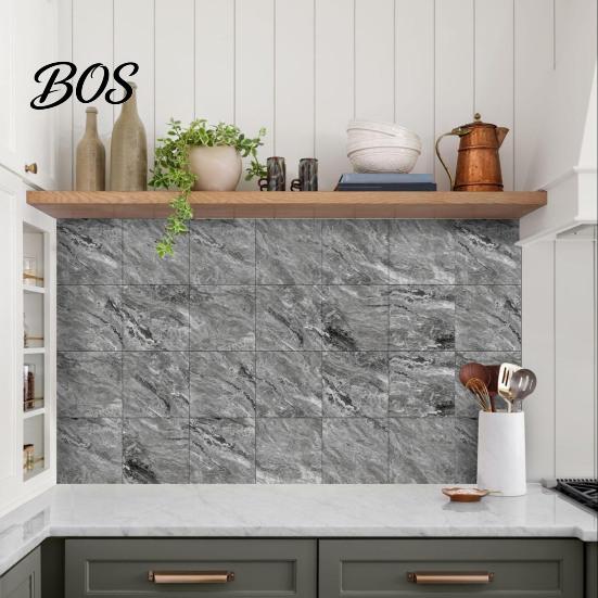 Realistic Stone Texture Wall Stickers 12PCS Imitation Marble Pattern Stickers, Self-Adhesive Waterproof EVA Self Adhesive Tiles for Interior