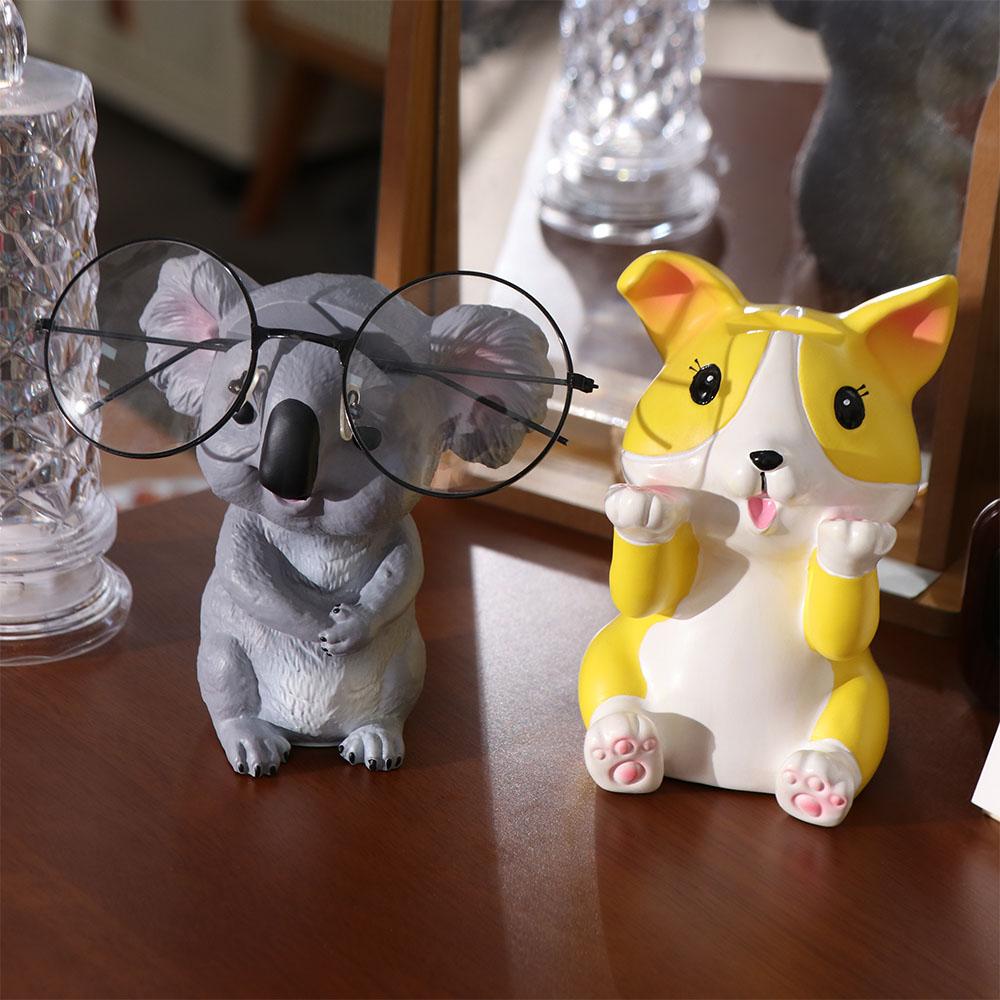 Kawaii Eyewear Display Rack Koala Eyeglasses Show Stand Creative Glasses Holder Rack  Office