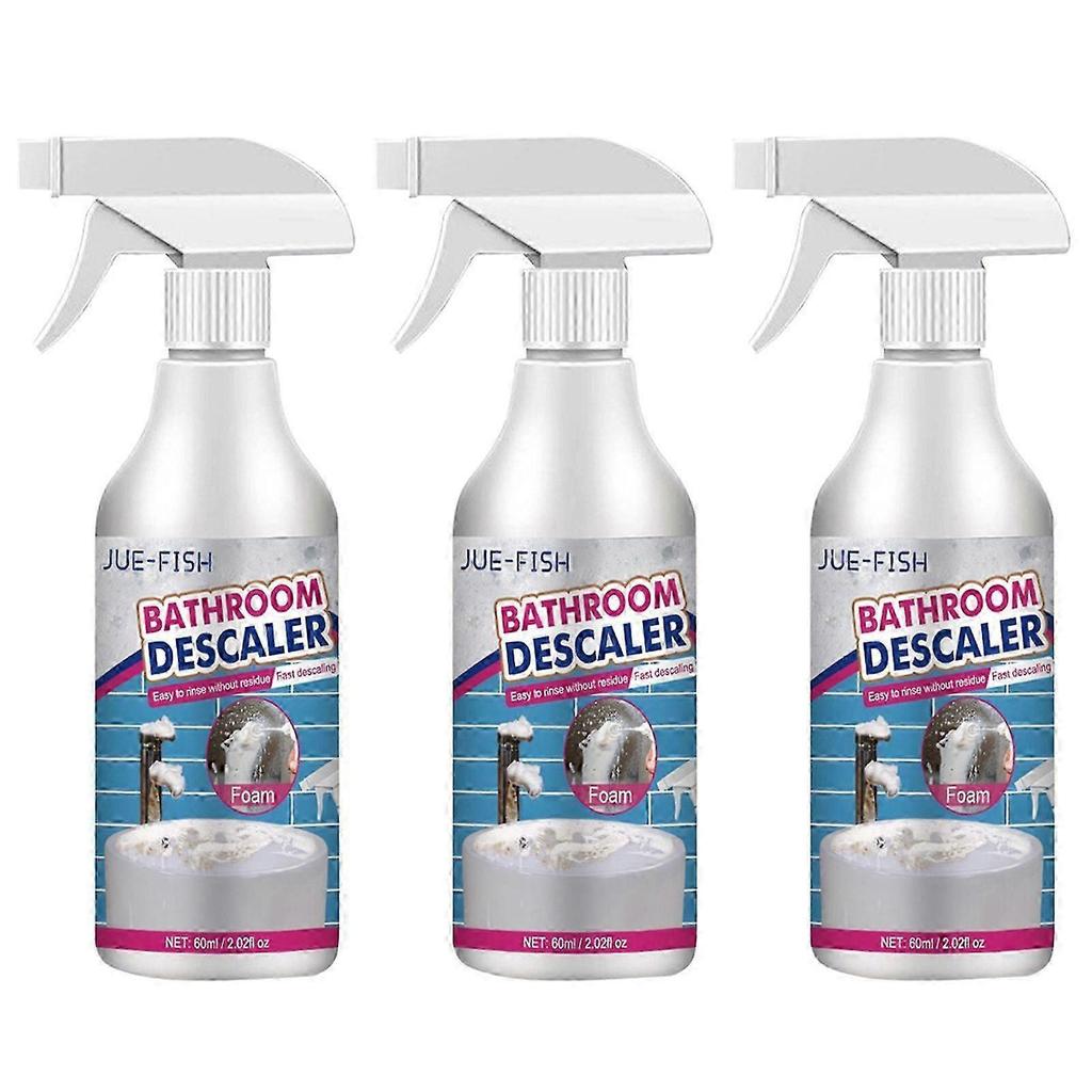 3pcs Bathroom Descaler Spray for Cleaning