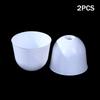2 шт. Аксессуары для потолочного вентилятора Абажур Резиновая крышка Замены Отверстие 23 мм Белый цвет Легкая установка Широкая совместимость