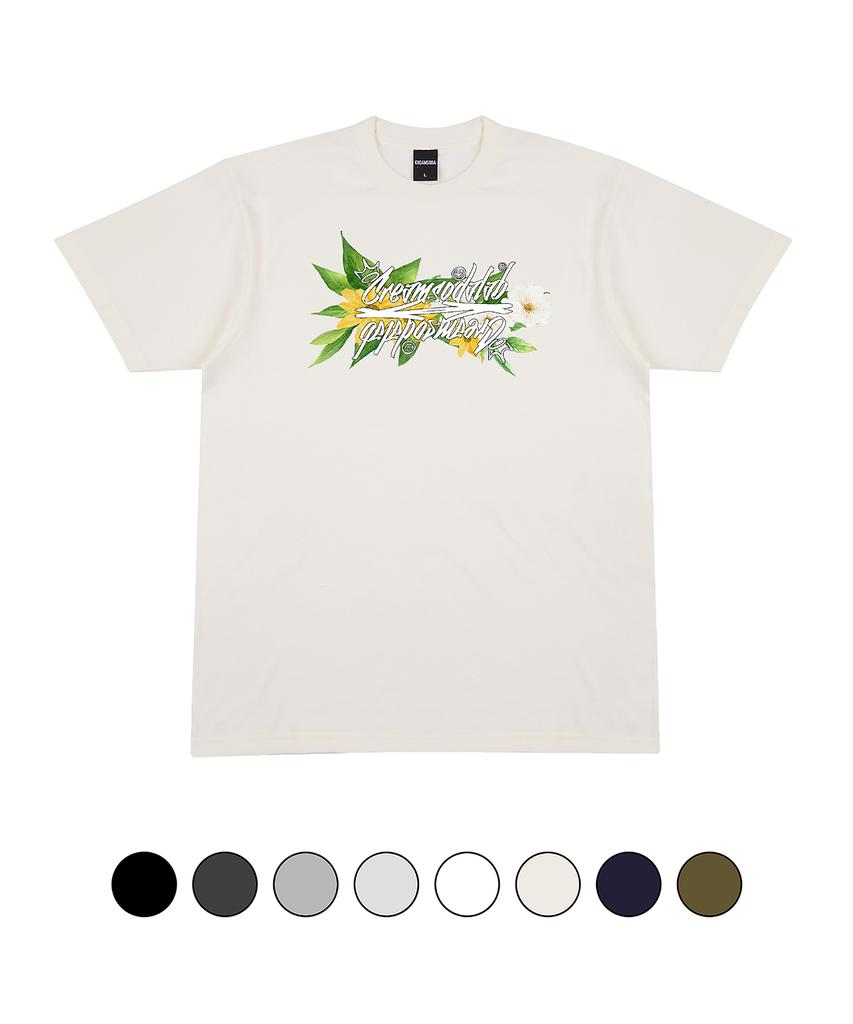 CREAM SODA LAB Crsdel Fantasy Flower Short Sleeve T-Shirt (Type A)
