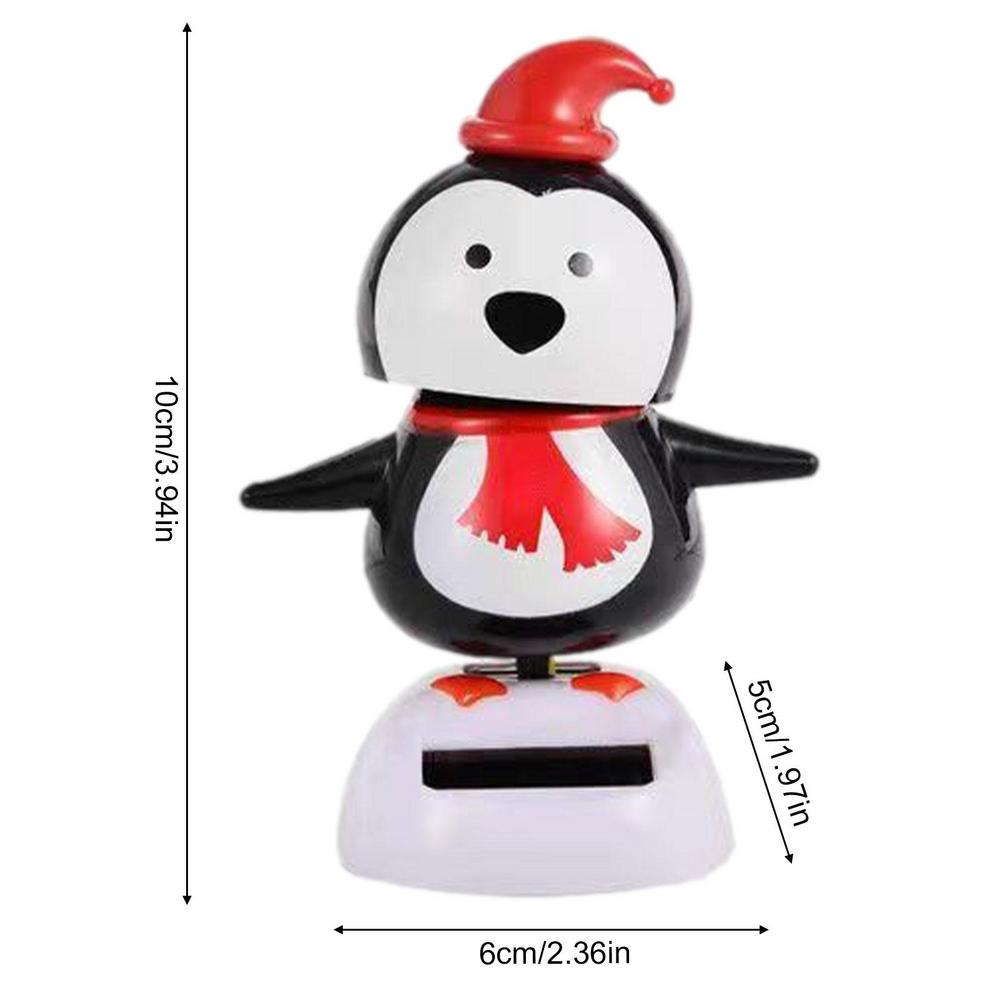 Маленький Санта-Клаус Рождественская серия украшений Рождественская солнечная танцующая фигурка Украшения для приборной панели автомобиля Аксессуары для салона автомобиля