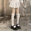 Lace Socks Lace Calf Socks Women Cute Jk Bow Mid-tube Socks Lace-up Stockings Lolita Socks