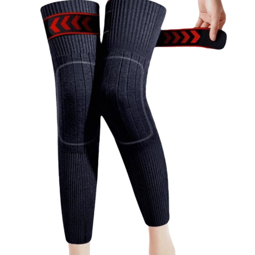 Elastic Thick Knee Protector Windproof Thermal Leg Warmers Old Cold Legs