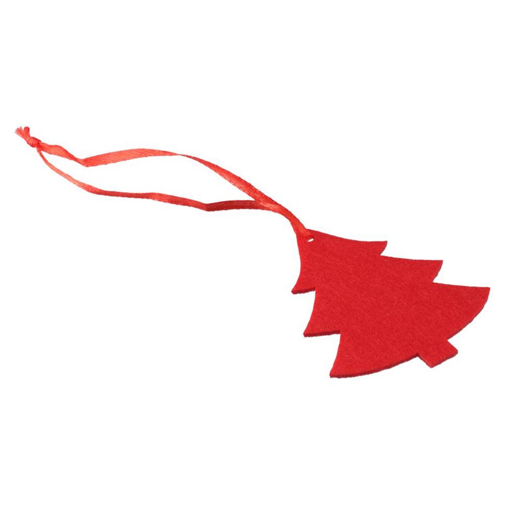 40 шт., 4 формы, подвеска в виде рождественской елки, легко повесить фетровые рождественские подвески, Рождество