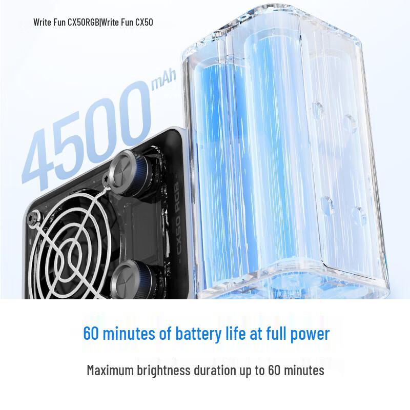 Zhiyun CX50RGB 50 Вт RGB LED видеосвет с силиконовым мягким рассеивателем