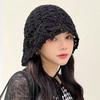 Japanese Style Handmade Women's Hat Summer Fashionable Unique Hollow Crochet Spring Summer Thin Breathable Knit Cap