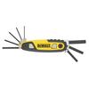 Dewalt Hand Tools Metric Folding / Locking Hex Key Set, 8 Piece