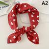 56Cm Ladies Headband Cotton Linen Square Scarf Korean College Girls  Elegant Neck Scarves Sun Protection Headscarf