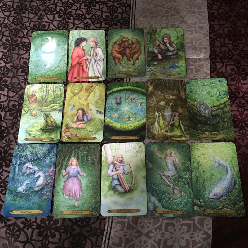 78pcs Forest of Enchantment Tarot Cards Deck Game English Broad Game
