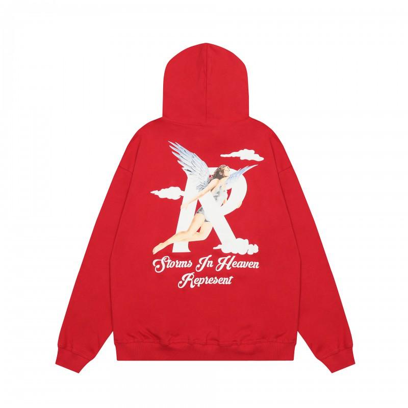 Unisex Oversized Hooded Sweatshirt With Tropical Palm Print Streetwear Cotton Fleece Pullover Winter