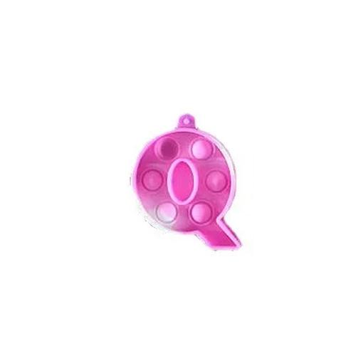 Радуга Push Pops Bubble Fidget Toys Брелок Его Popite Антистресс Сенсорная игрушка Анти-тревога Игрушки для снятия стресса Дети Оптовая
