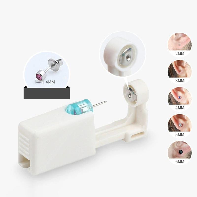 Одноразовый автоматический пистолет для прокалывания ушей, профессиональный набор из нержавеющей стали 2-го поколения для прокалывания ушей
