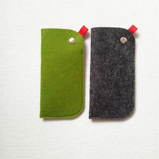 Очаровательный футляр для макияжа, мягкие фетровые очки, модные очки для чтения, сумки, удобная сумка для переноски, полезный квадратный футляр