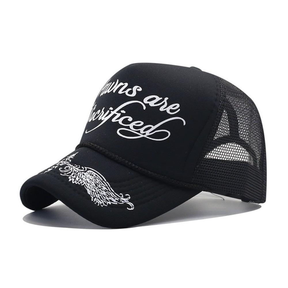 Cotton Baseball Hats Adjustable Dad Hat Trendy Sun Protection Cap Outdoor Sports