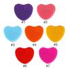 7Colors Makeup Brush Cleaner Silicone Heart Glove Cleaning Cosmetic Board Washing Scrubber