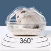 Guinea Pig Hamster Toilet Cage Transparent Mouse Box Room Hamster Sand Bath  Hamster