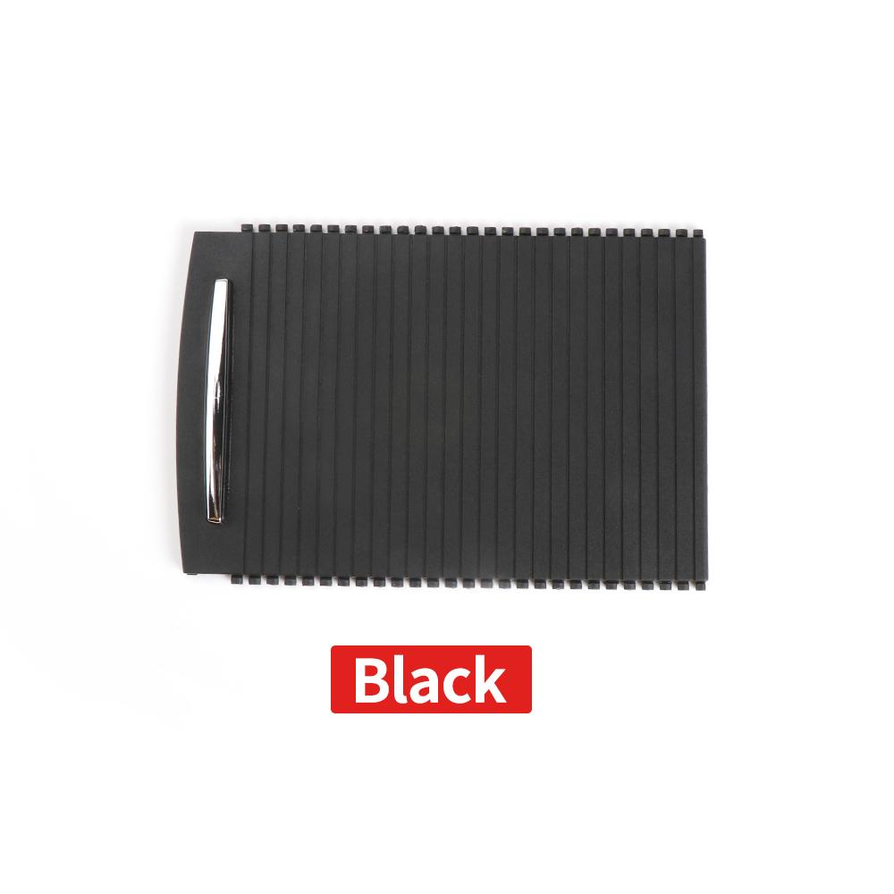 Rear Console Storage Tray Cover Trim Cover Slide Roller Blind Cover Water Cup Holder Curtain For BMW E92 E93 M3