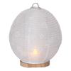 Bon Festival Lantern No. 1185, White Monten, Standing Type, White Monten, Cordless LED, for First Bon Festival, Japanese Lantern, Modern Style (A.