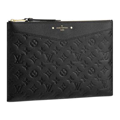 Ежедневная косметичка Черная с тиснением Monogram Коровья кожа Empreinte Женские косметички M62937