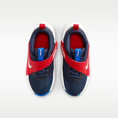 Kids' Sneakers Nike Team Hustle D 12 Team Navy University Red Sail (PS)