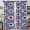 Милые цветы Домашние интерьерные шторы для гостиной Блэкаут штора Перегородка Хэллоуин украшение Тюль для спальни Шторы