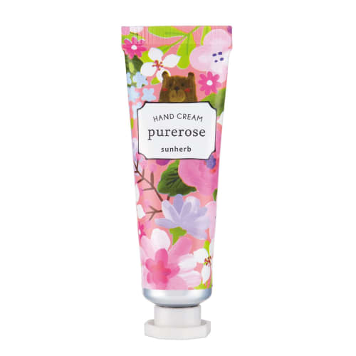 Sunherb Hand Cream Gift Set (15g x 3 Bottles): Lavender, Pure Rose, and Grapefruit (Great Gift, Cosmetics, Popular Fragrances, Mini Size)