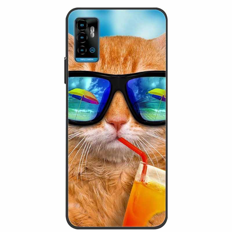 Для ZTE Blade A71 Чехол Силиконовая Задняя Крышка Чехол для Телефона Для ZTE Blade A71 Мягкие Чехлы для ZTE BladeA71 A 71 2021 Защитный Бампер