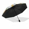 Winnie-the-Pooh, Friendship Themed Automatic Opening and Closing Umbrella, Brightly Colored 8-rib Portable Umbrella, Suitable for Men and Women, A Per