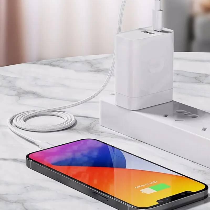 PISEN 20W Lightning Cable for Apple PD Fast Charging - Durable, Anti-Break Design