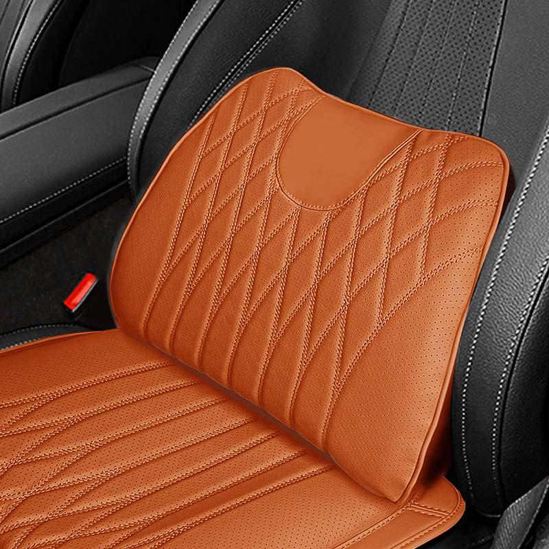 All-Season Nappa Leather Car Seat Cushions & Lumbar Supports for Buick Models: Verano, Encore, Regal, GL8, Velite 6, LaCrosse, and E5.