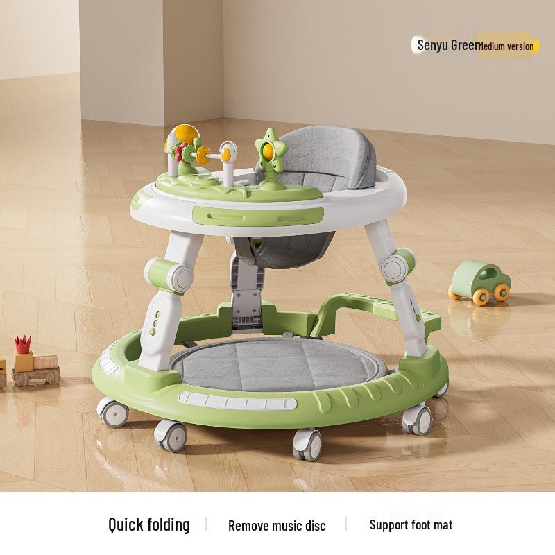 Регулируемая ходунок и стульчик для кормления для детей от 6 месяцев до 3 лет - Функции защиты от переворачивания и Х-образных ног