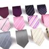 Classic Men 8cm Neck Tie Plaid Striped Tie  For Wedding Business Party Polka Dots
