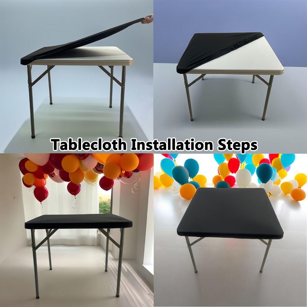 86X86СМ Скатерть устойчивая к пятнам Эластичная Скатерть для пикника Защита стола Банкет