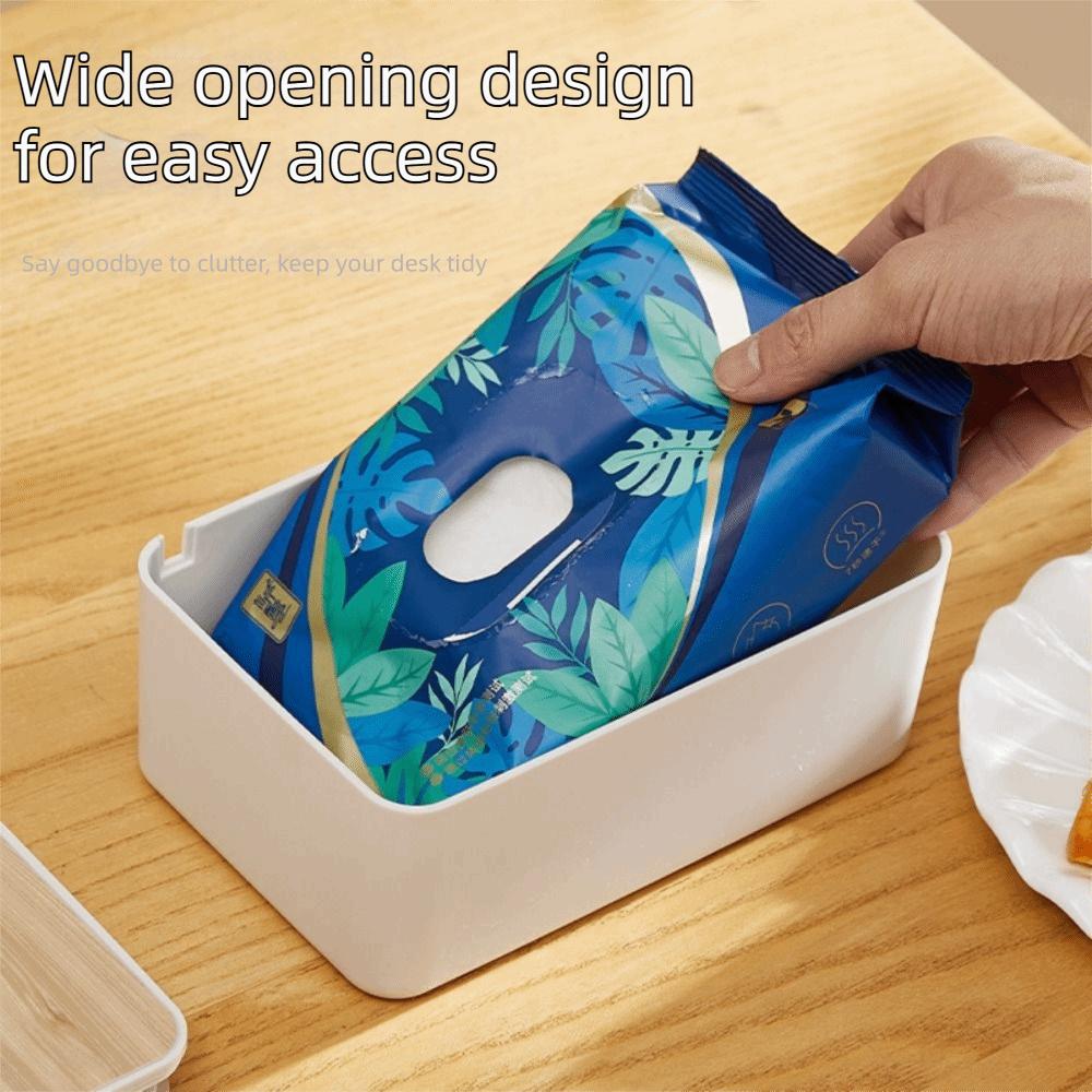Pull-out Wet Wipes Storage Box With Lid Tissue Dispenser Practical Wet Wipes Container  Living Room
