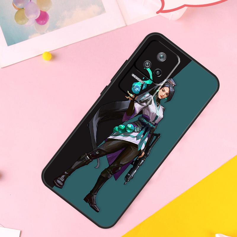 Игровой чехол Valorant для Xiaomi 14 Ultra 13 11T 12T 13T Pro 12 Lite POCO X6 Pro M6 X3 X4 X5 M5s F3 F5
