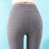Women's High Waist Slim Fit Cotton Long Johns - Solid Color Thin Warm Pants