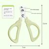 Пластиковые и Металлические Двухдырочные Маленькие Ножницы для Стрижки Когтей Питомцев Шиншилла