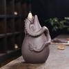 Рельефная курильница-дракон, держатель для благовоний с обратным потоком водопада, орнамент для ароматерапии, декор в стиле дзен, домашний декор