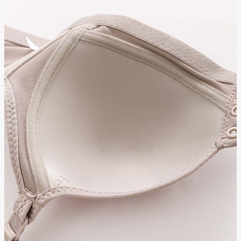 Бюстгальтер с полной чашкой из губки, застегивающийся спереди, жилетный, тонкий, с фиксированной чашкой, дышащий, без стальных косточек, нижнее белье больших размеров