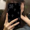 Черный Чехол-Крест для Телефона Для IPhone 16 15 14 11 12 13 Mini Pro XS Max Чехол 6 7 8 Plus X Funda Оболочка
