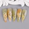 Manicure Ornaments Christmas Nail Stickers DIY Nail Charms Christmas Nail Decals Colorful   Lady