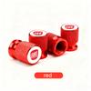 Car Wheel Tire Valve Caps Air Stem Covers Accessories  For Abarth FIAT Punto 500 Tipo Stilo Palio Bravo Doblo Panda Ducato