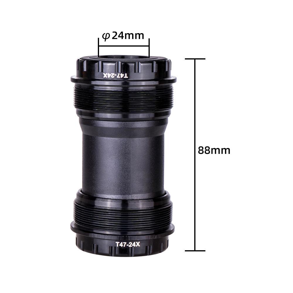 Каретка с резьбовым подшипником ZTTO T47 68/73 мм с внутренним диаметром 24 мм для горного шоссейного велосипеда