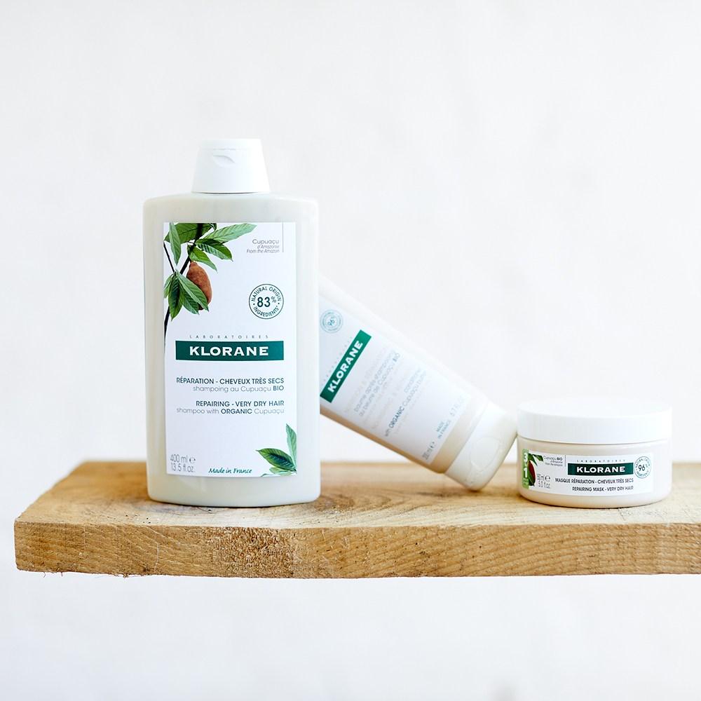 Шампунь Klorane Cupuaçu Butter Repair для сильно поврежденных волос, 400 мл, 1 шт.