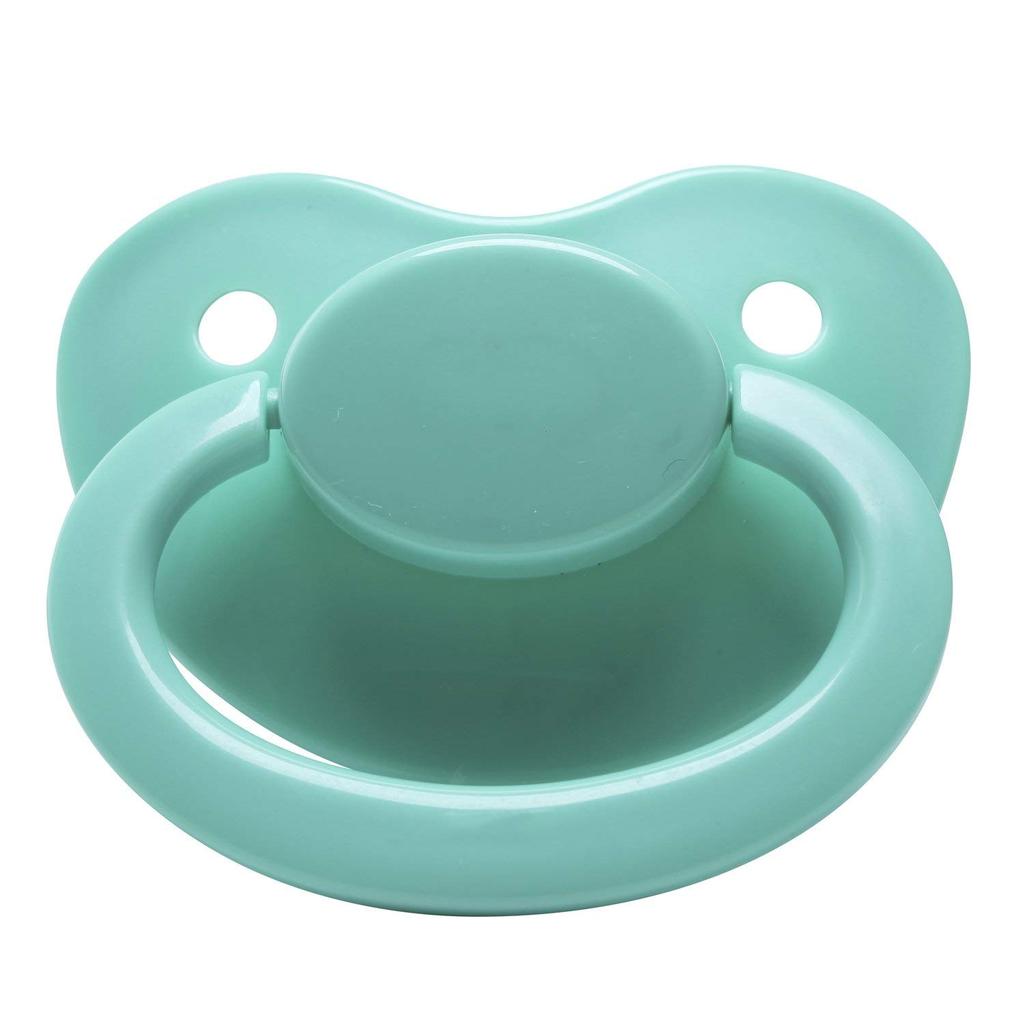 LittleForBig Adult Pacifier [Reproduces Mom's Nipple] 3-Color Set: White, Green, and Black